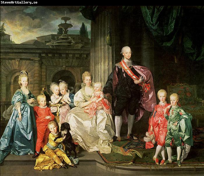 Johann Zoffany Grand Duke Pietro Leopoldo of Tuscany with his Family